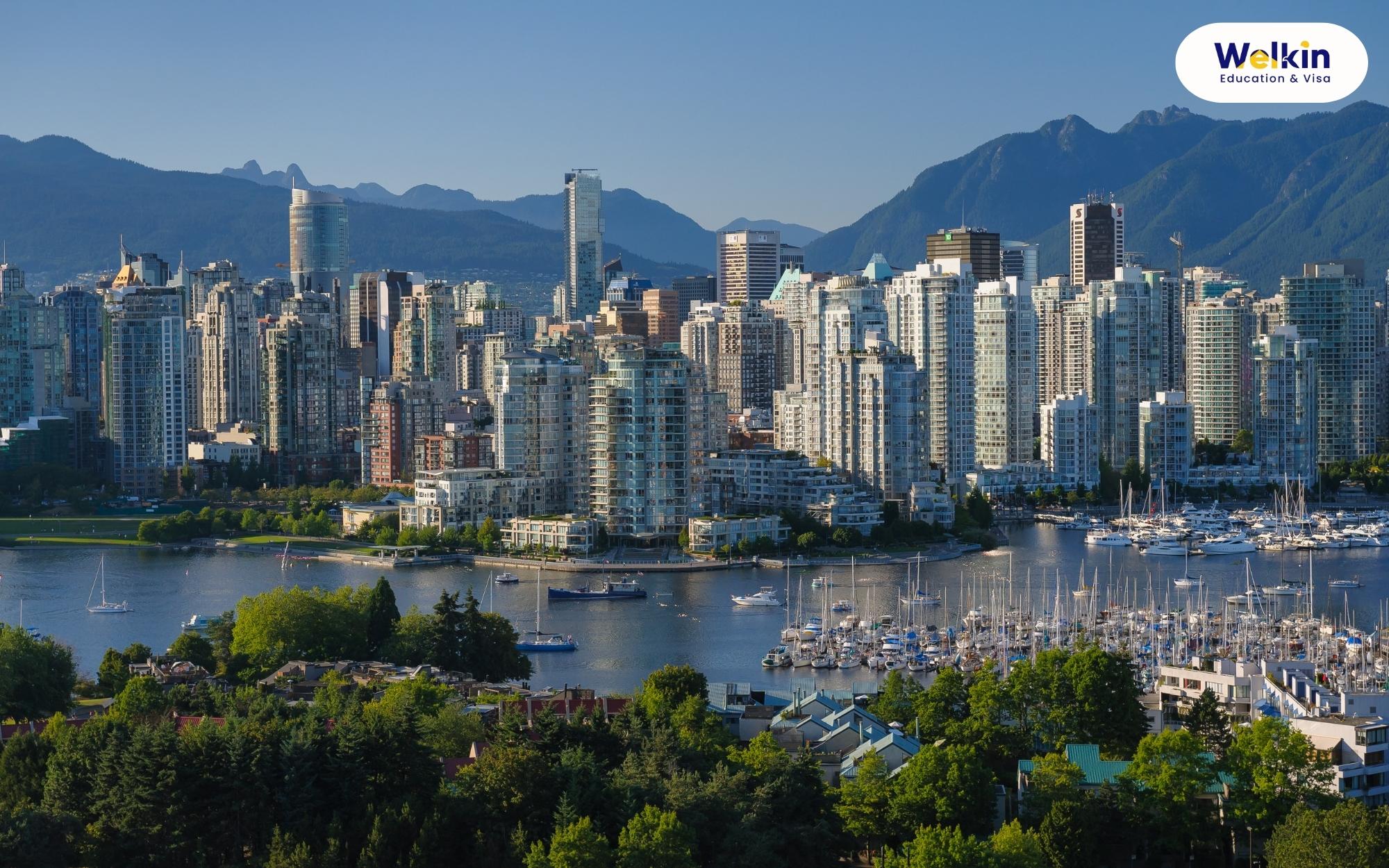 Thành phố Vancouver nhộn nhịp, năng động