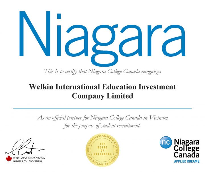 certificate - niagara